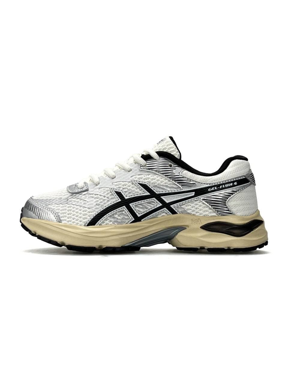 ASICS Gel-Flux 4 White Silver Beige